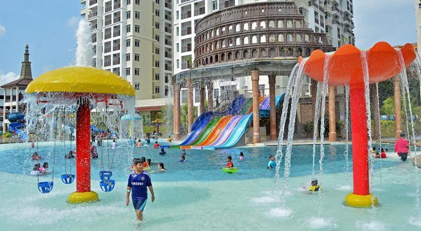 Apartments & Free Access To Waterpark At B Lagoon Melaka Exterior photo